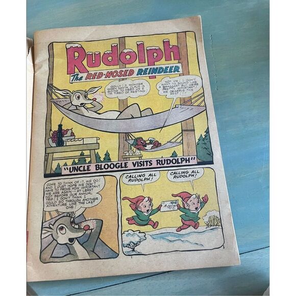VINTAGE DC COMICS C-24 RUDOLPH THE RED NOSED REINDEER CHRISTMAS ISSUE DEC. 1973 - Picture 6 of 8